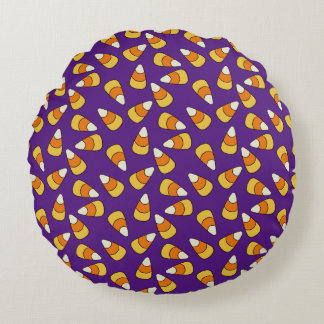 Candy Corn Pattern Rond Kussen