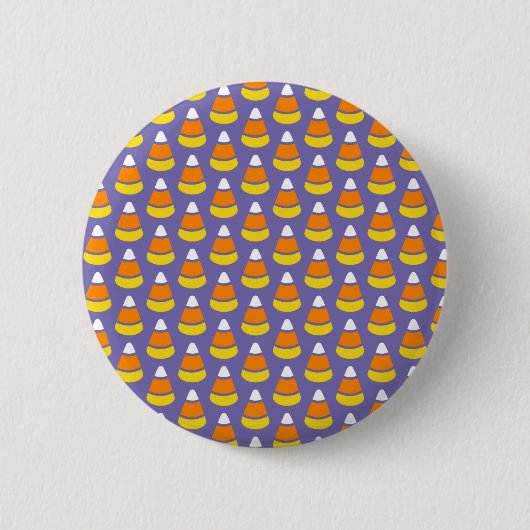 Candy Corn Pattern Ronde Button 5,7 Cm (Voorkant)