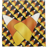 Candy Corn Pattern Shower Curtain Douchegordijn (Voorkant)