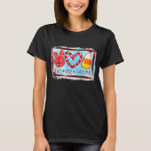 Candy Corn Peace Love Kerstkerstkerstkerstkerstker T-shirt (Voorkant)