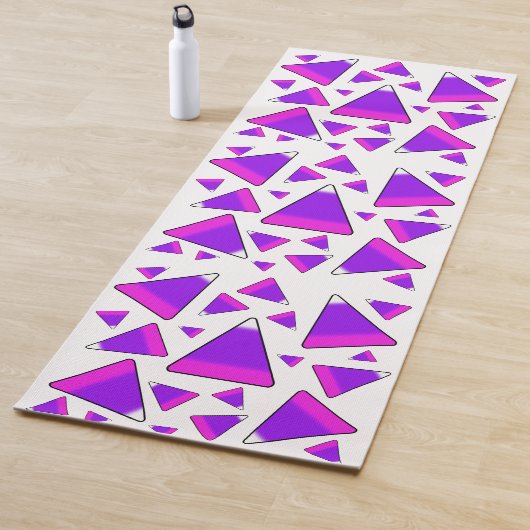 Candy Corn Pink en Paars Yogamat (In situ)