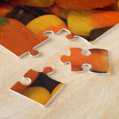 Candy Corn Puzzle. Snoep, herfst, Snoep Legpuzzel (Zijkant)