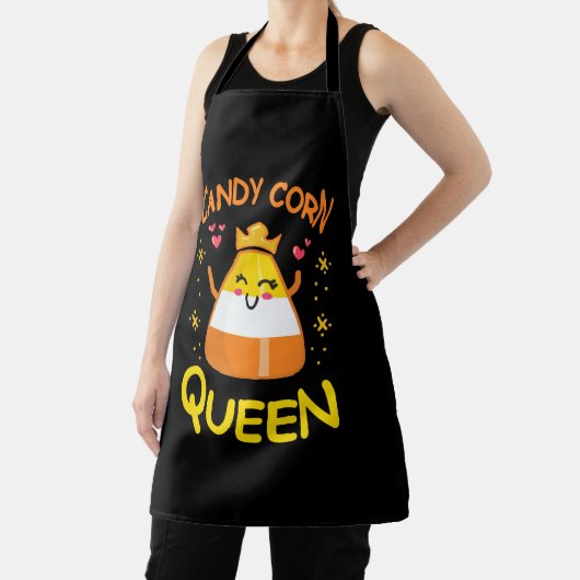 Candy Corn Queen Cute Halloween Kawaii Crown Schort (Insitu)