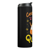Candy Corn Queen Cute Halloween Kawaii Crown Thermosbeker (Gedraaid links)