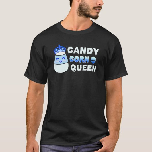 Candy Corn Queen Halloween T-shirt (Voorkant)