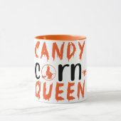 Candy Corn Queen Witch Halloween Mok (Midden)