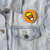 Candy Corn Ronde Button 5,7 Cm (In situ)