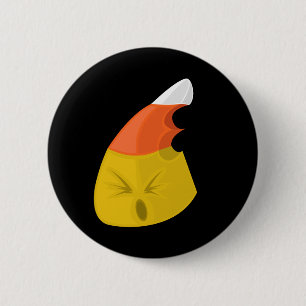 Candy Corn Ronde Button 5,7 Cm