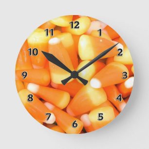 Candy Corn Ronde Klok