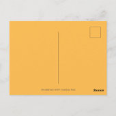 CANDY CORN SEAHORSE, ONDER HET ZEE HALLOWEEN FISH BRIEFKAART (Achterkant)