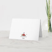 Candy Corn Slechtste Halloween Feestdagen Kaart (Achterkant)