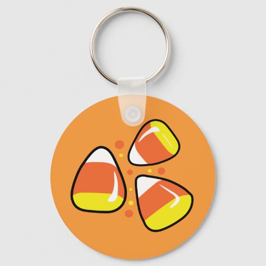 Candy Corn Sleutelhanger (Voorkant)