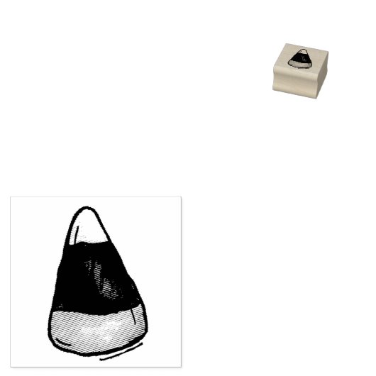 Candy Corn Snoepjes Halloween Thanksgiving Herfst Rubberstempel (Gestempeld)