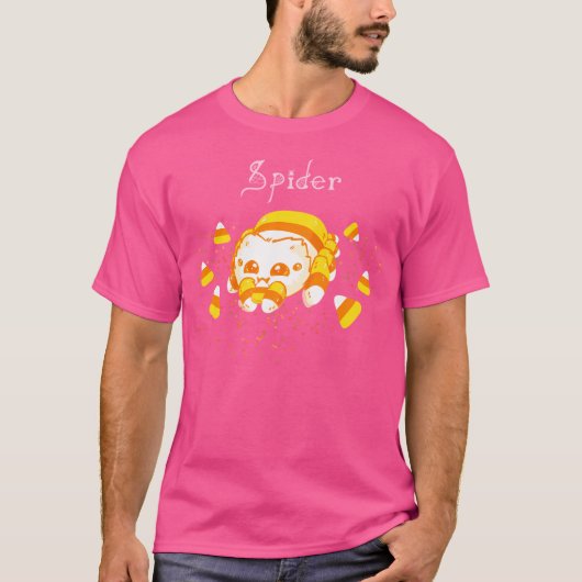 Candy Corn Spider T-shirt (Voorkant)
