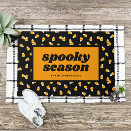 Candy Corn Spooky Seizoen Halloween Deurmat