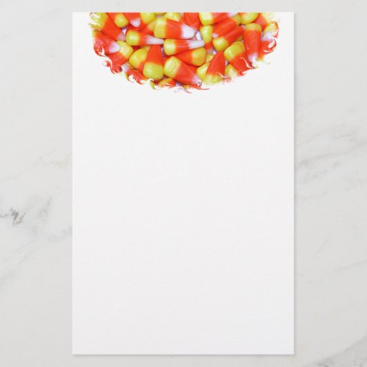Candy Corn Stationery Briefpapier (Voorkant)