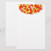 Candy Corn Stationery Briefpapier (Voorkant / Achterkant)