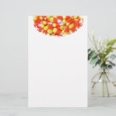 Candy Corn Stationery Briefpapier (Staand voorkant)