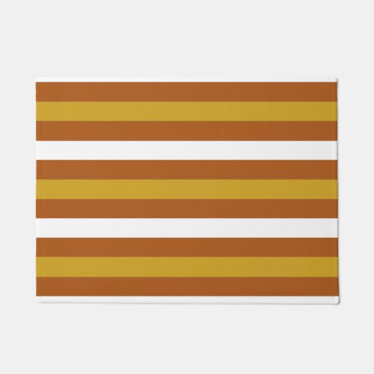 Candy Corn Stripes Deurmat (Voorkant)