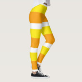 Candy Corn Stripes Herfst Leggings (Rechts)