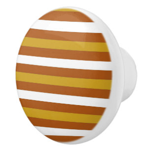 Candy Corn Stripes Keramische Knop