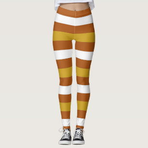 Candy Corn Stripes Leggings