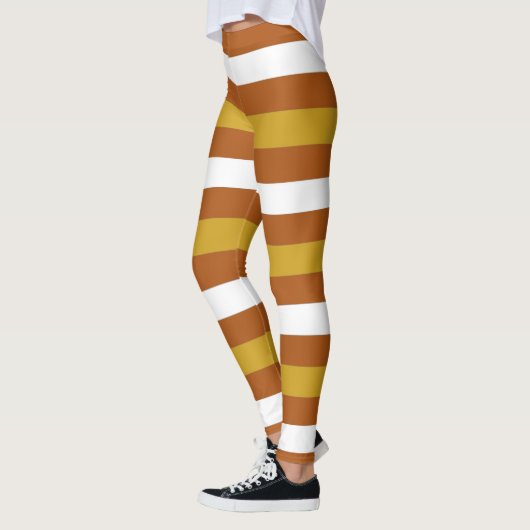 Candy Corn Stripes Leggings (Links)