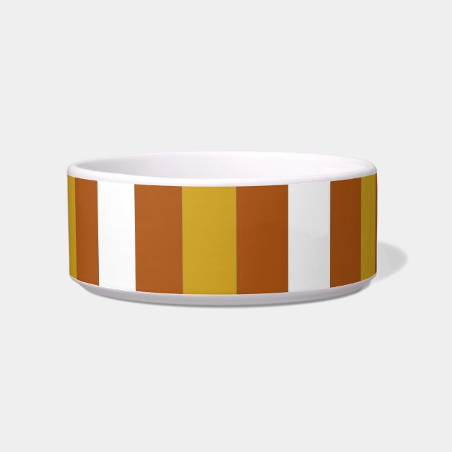 Candy Corn Stripes Voerbakje (Voorkant)