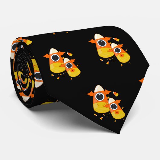 Candy Corn Stropdas (Opgerold)