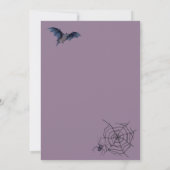 Candy Corn Trick or treat Bats Halloween Party Kaart (Achterkant)