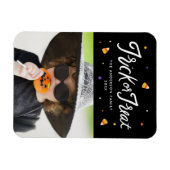 Candy Corn Trick or treat Foto Halloween Magneet (Horizontaal)