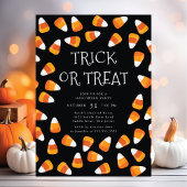 Candy Corn Trick or treat Halloween Kaart