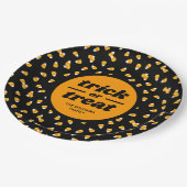 Candy Corn Trick or treat Halloween Party Papieren Bordje (Gekanteld)