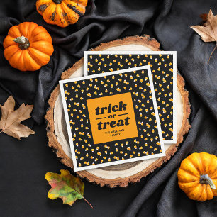 Candy Corn Trick or treat Halloween Party Servet