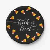 Candy Corn Trick or treat Papieren Bordje (Voorkant)