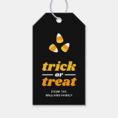 Candy Corn Trick or treat Party Favoriet Cadeaulabel (Voorkant)