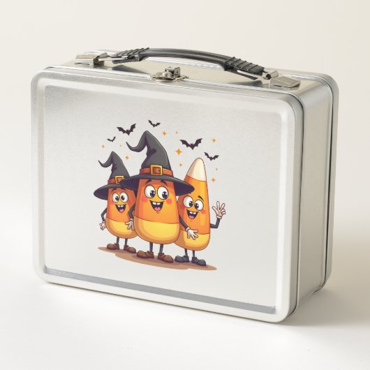 Candy Corn Trio � Grappige Halloween Karakters (Voorkant)