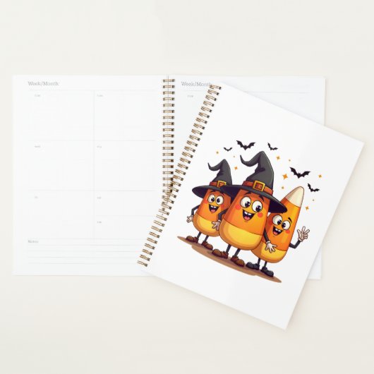 Candy Corn Trio � Grappige Halloween Karakters Planner (Display)