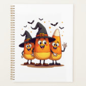 Candy Corn Trio � Grappige Halloween Karakters Planner (Voorkant)