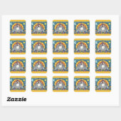 CANDY CORN TURKEY, THANKSGIVING STICKERS SHEET (Vel)