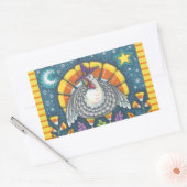 CANDY CORN TURKEY, THANKSGIVING STICKERS SHEET (Envelop)