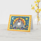 CANDY CORN TURKEY THANKSGIVING WENSKAART Verse Kaart (Gele Bloem)