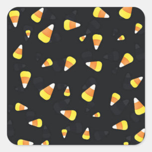 Candy Corn Vierkante Sticker