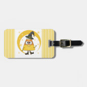 Candy Corn Witch Halloween Bagagelabel (Voorkant horizontaal)
