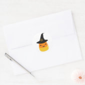Candy Corn Witch Halloween Emoji Stickers (Envelop)