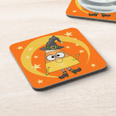 Candy Corn Witch Halloween Onderzetter (Linkerzijde)