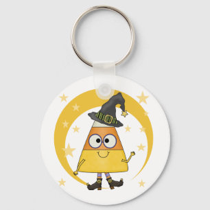 Candy Corn Witch Halloween Sleutelhanger