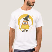 Candy Corn Witch Halloween T-shirt (Voorkant)