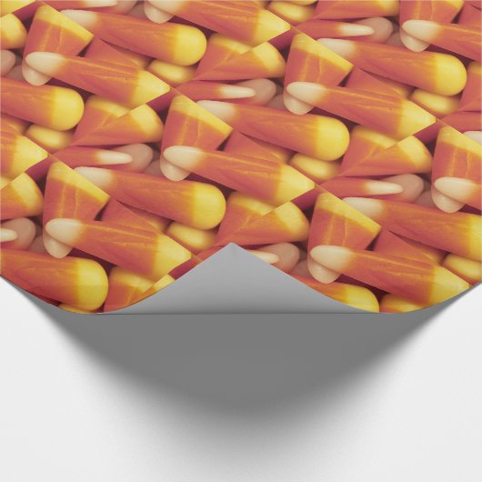 Candy Corn Wrapping Paper Cadeaupapier (Hoek)