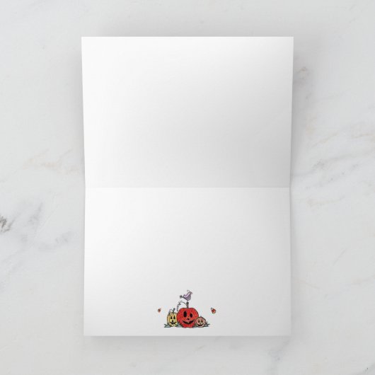 Candy Corn Zoetste Halloween Feestdagen Kaart (Binnen)